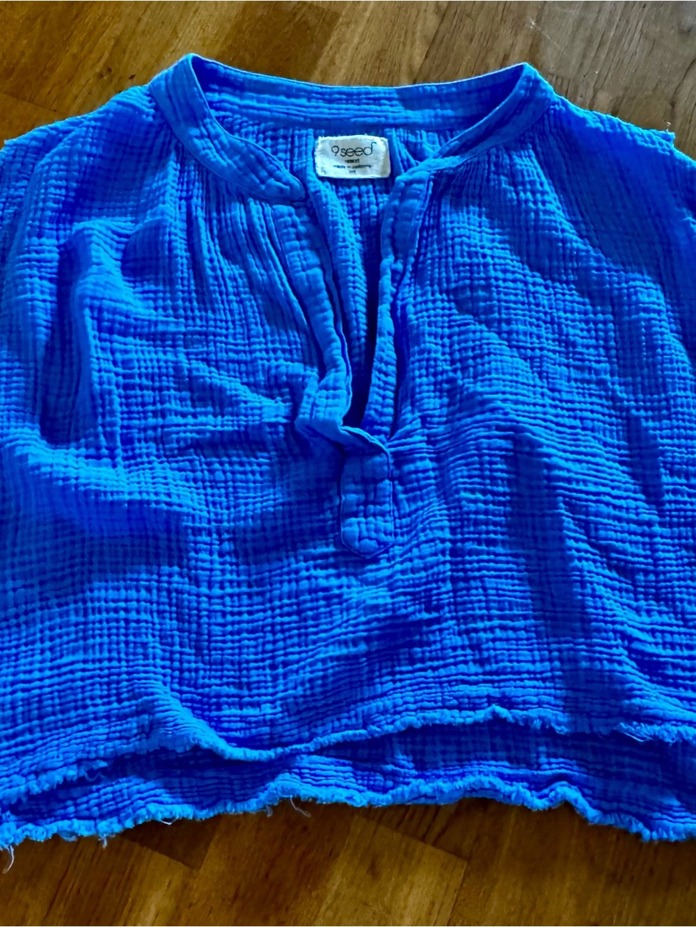9seed "Idyllwild" Sleeveless Top in Pacific color